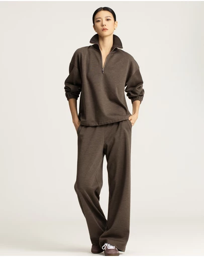 IDA+S - Reina Merino Wool Quarter-Zip Pullover