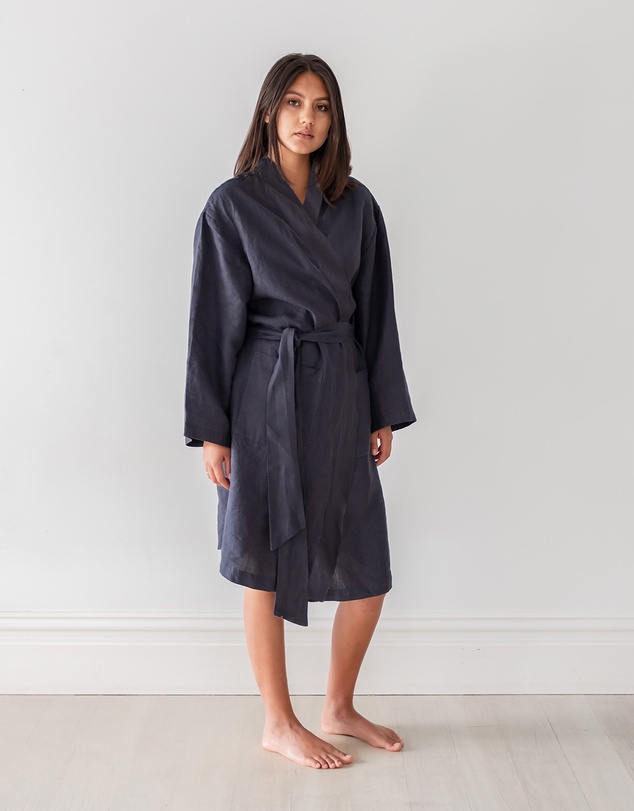 Carlotta + Gee - Linen Robe
