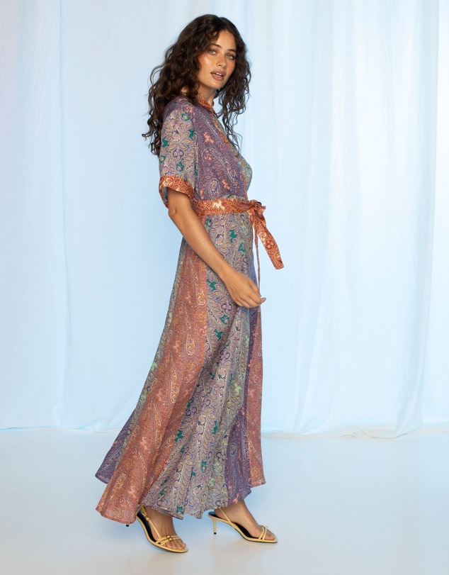 KACHEL - Amelia Maxi Shirt Dress