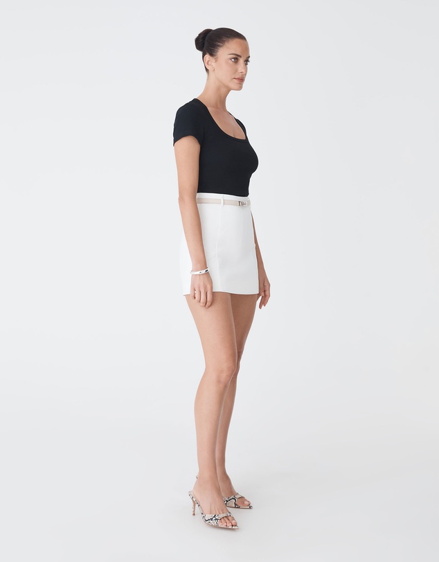 Forcast - Devon Scoop Neck Rib Tee