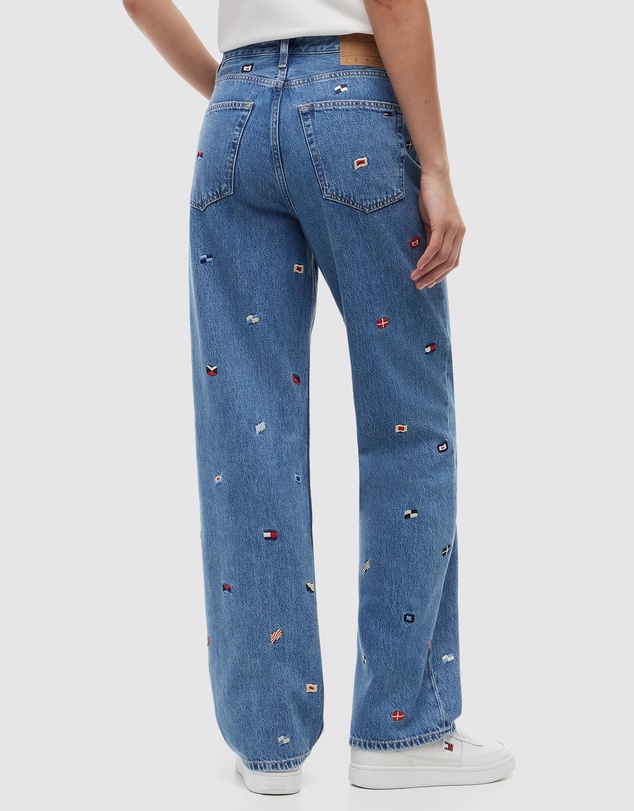 Tommy Jeans - Layla Flag Highrise Slim Straight Jeans