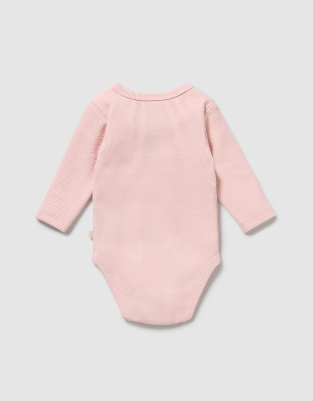 Wilson & Frenchy - Organic Rib Long Sleeved Bodysuit - Babies