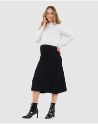 Ripe Maternity - A-Line Knit Skirt