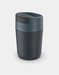 Joseph Joseph - Sipp™ Travel Mug with Flip-top Cap - 340 mL (12 fl. oz) (Blue)