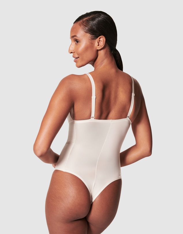 Spanx - Shaping Satin-Thong Bodysuit