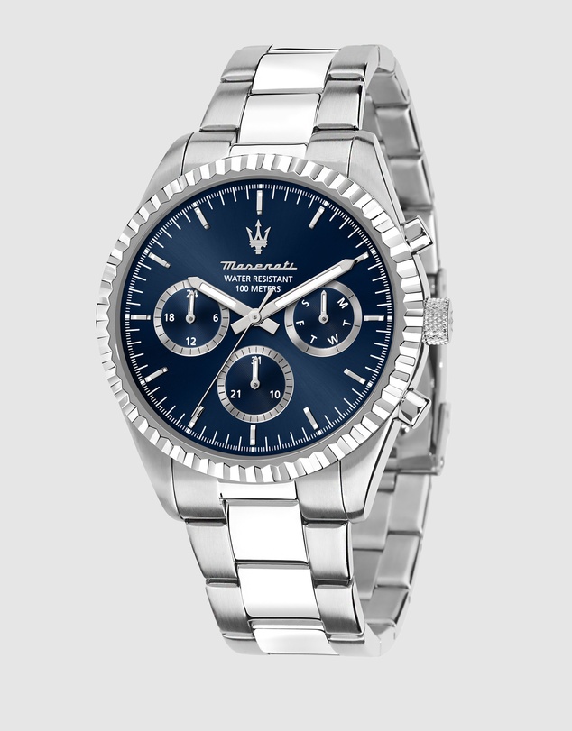 Maserati - Competizione 43mm Stainless Steel Chronograph Watch