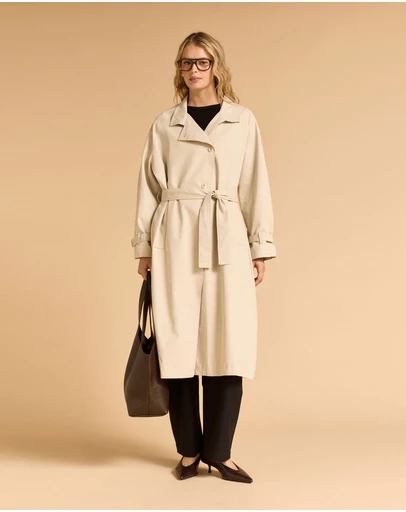 MVN - Funnel Neck Trench Coat
