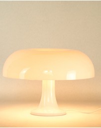 Dennis Did It - Puffball Lamp Snow White