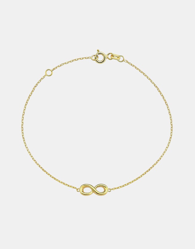 Zoe Olivia - 9K Gold Infinity Bracelet