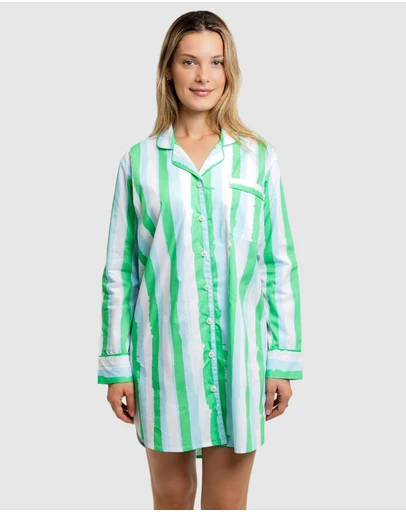 Sant And Abel - Women's Drawbertson Wild Stripes Night Shirt