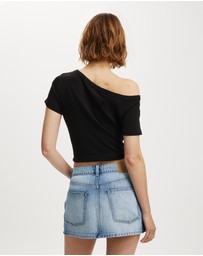 Cotton On - Original Denim Mini Skirt
