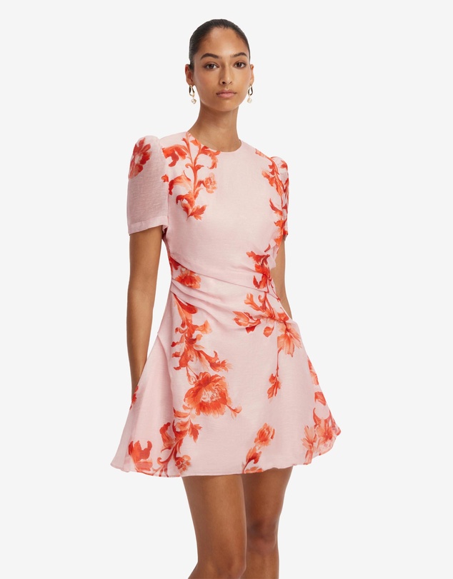 LEO LIN - Elyse Short Sleeve Mini Dress
