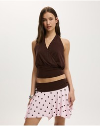 Cotton On - Sandy Hanky Hem Mini Skirt