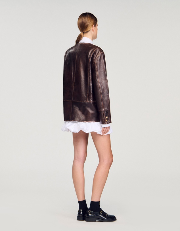 Sandro - Jerem Leather Jacket