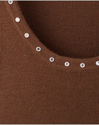 M.N.G - Studded Knit Top