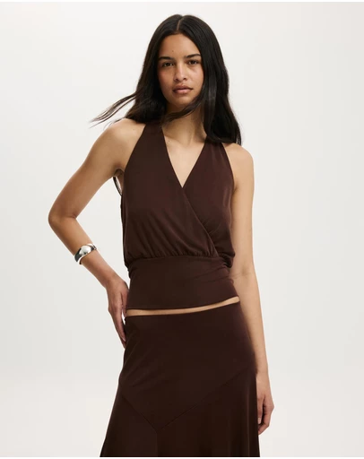Cotton On - Sandy Wrap Halter