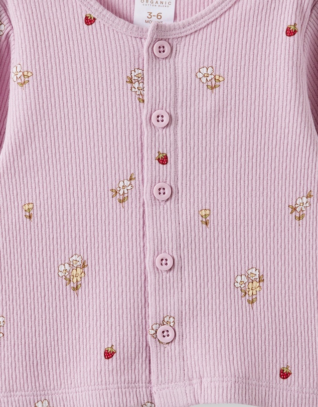 Cotton On Kids - Organic Pointelle Cardigan