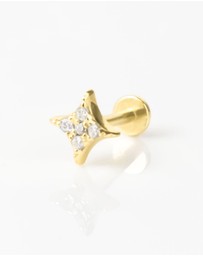 Wanderlust + Co - Sparkle Pave Flat Back Earring