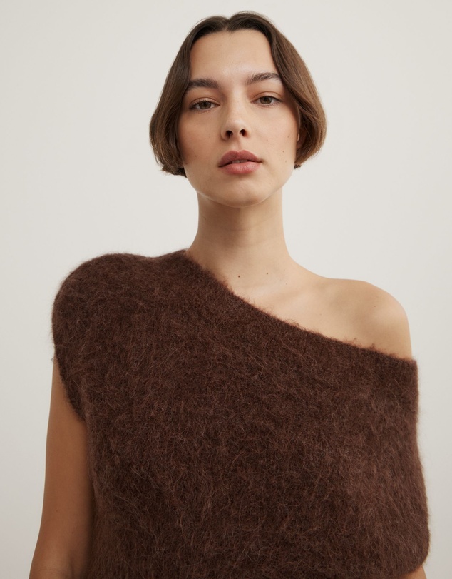 Witchery - Asymmetric Fluffy Top