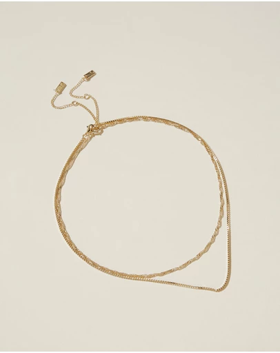 Rubi - 2Pk Fine Chain Necklace