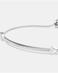 Swarovski - Idyllia Bracelet, Mixed Cuts, Arrow, White, Rhodium Plated