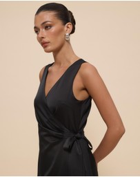 CHANCERY - Lani Sleeveless Wrap Maxi Dress