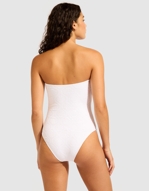 Seafolly - Luna Ring Front Bandeau One Piece Swimsuit