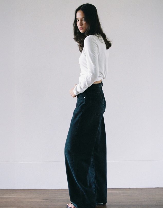Outland Denim - Olive Cooke x Outland Denim Mid Slouchy Wide Jean