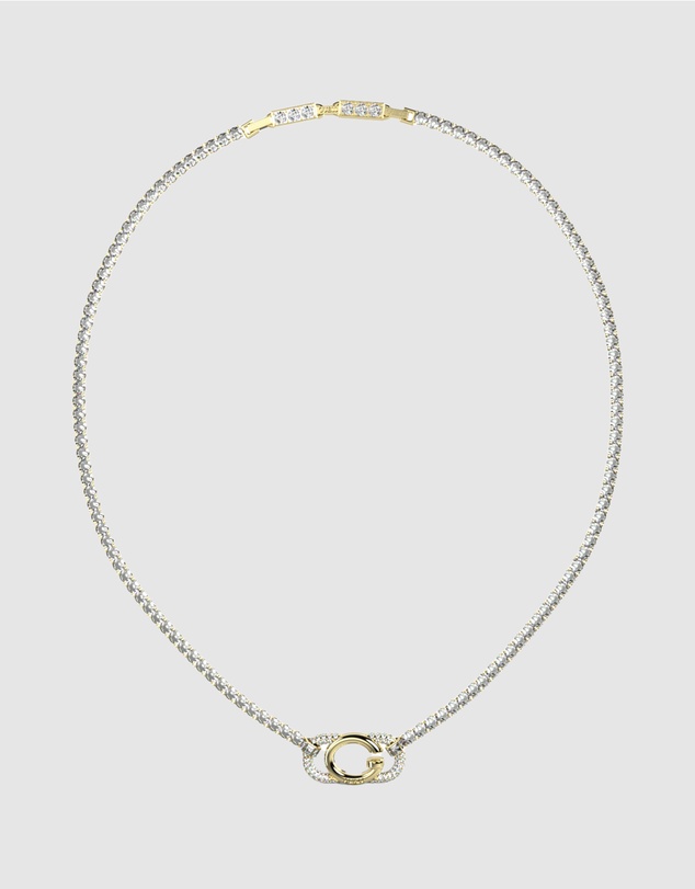 GUESS - Gold-Tone Oh My G Necklace