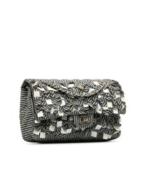 Pre-Loved by Azura Reborn - Pre-Loved chanel Striped Design Shoulder Bag with Chain Strap and Turn Lock Closure
