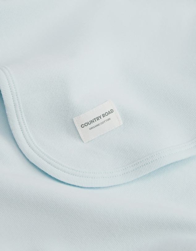 Country Road - Organically Grown Cotton Rib Swaddle