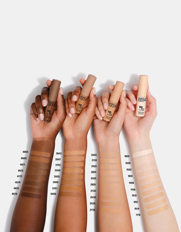 MAKE UP FOR EVER - HD Skin Full Cover Concealer Multi-Use Concealer with Niacinamide & Hyaluronic Acid