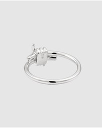 Kuzzoi - ICONIC EXCLUSIVE - Ring Male Big Spike Wire Design 925 Sterling Silver