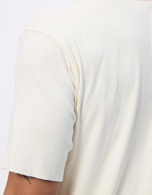 Surrounded By Ghosts - The Grossite Slim Low Neck Rib Knit T-Shirt