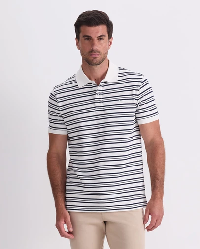 Sportscraft - Sc Stripe Pique Polo