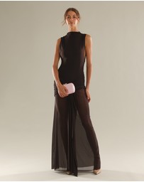 Morgan & Taylor - Posey Satin Clutch in Pink