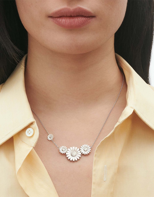 Georg Jensen - Daisy 4 Flower Necklace