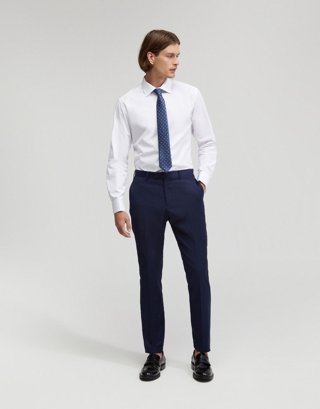 Oxford - Dinner Suit Trousers With Satin Tape