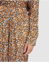 Oxford - Chantel Floral Print Wide Leg Pants