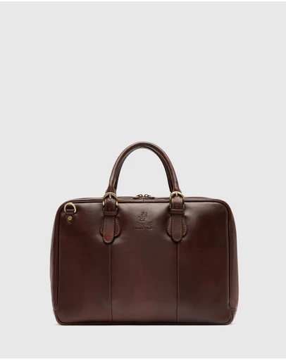Republic of Florence - The Madrid Matt Choc Laptop Case