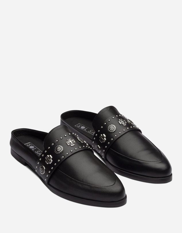 Sol Sana - Tuesday Slide Black Western Silver