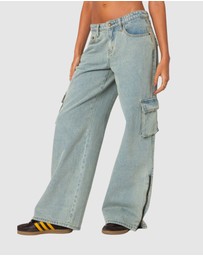EDIKTED - Andi Low Rise Cargo Jeans