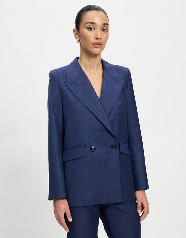 Lindsay Nicholas New York - Lexington Jacket in Denim