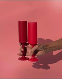 porter green - seff | silicone unbreakable champagne flutes