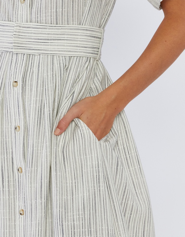 Amelius - Renata Stripe Linen Dress