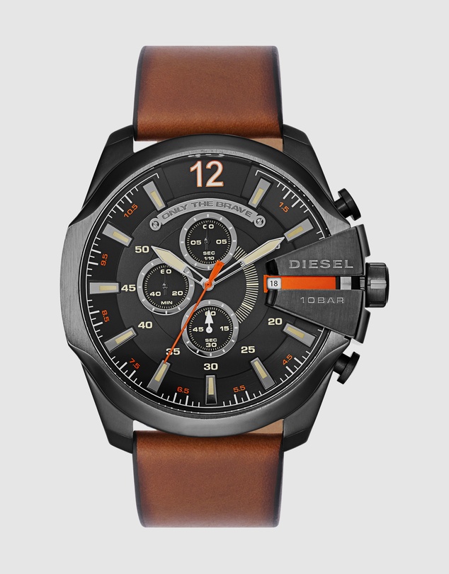 Diesel - Mega Chief Brown Chronograph Watch DZ4343