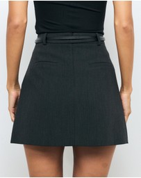 AERE - Alyce Tailored Mini Skirt