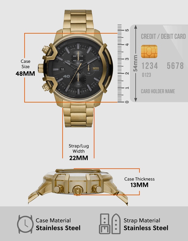 Diesel - Griffed Men's Chronograph Watch
