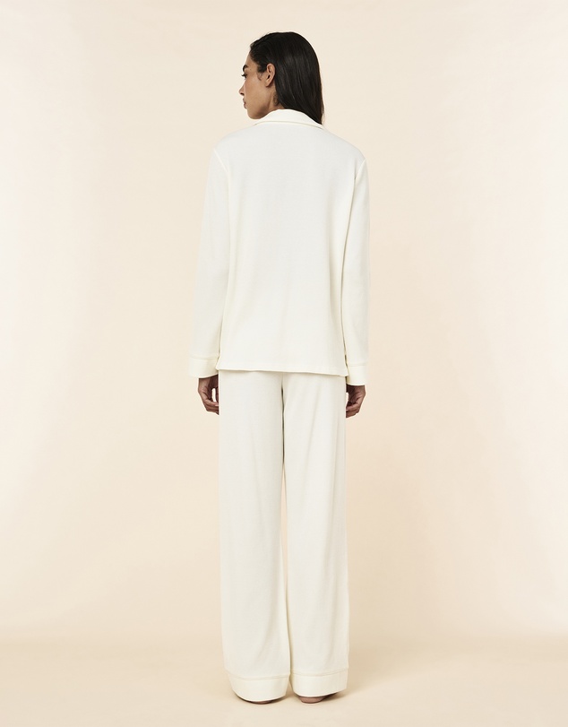 Papinelle - Claire Soft Cotton Waffle Full Length PJ Set