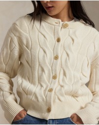 Polo Ralph Lauren - Cable-Knit Wool-Cashmere Cardigan - ICONIC EXCLUSIVE